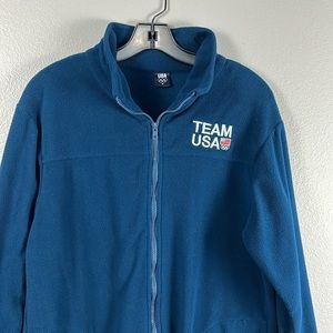 Team USA "Olympic" Polar fleece zip up jacket - size M